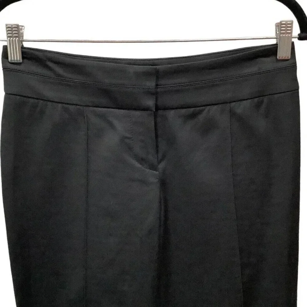 Bebe Womens Black Cropped Dress Pants size 2 Evening Party Dressy EUC - Picture 4 of 5